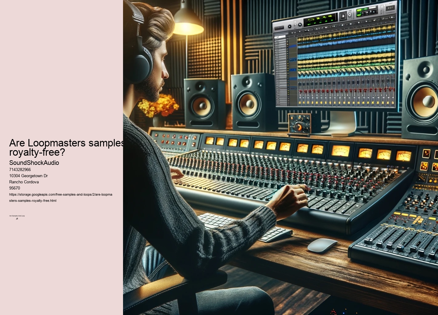Are Loopmasters samples royalty-free?